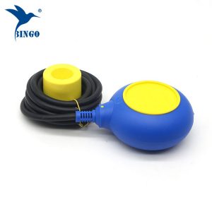 Regulátor úrovně MAC 3 ve žlutém a modrém barevném kabelovém plaveném spínači